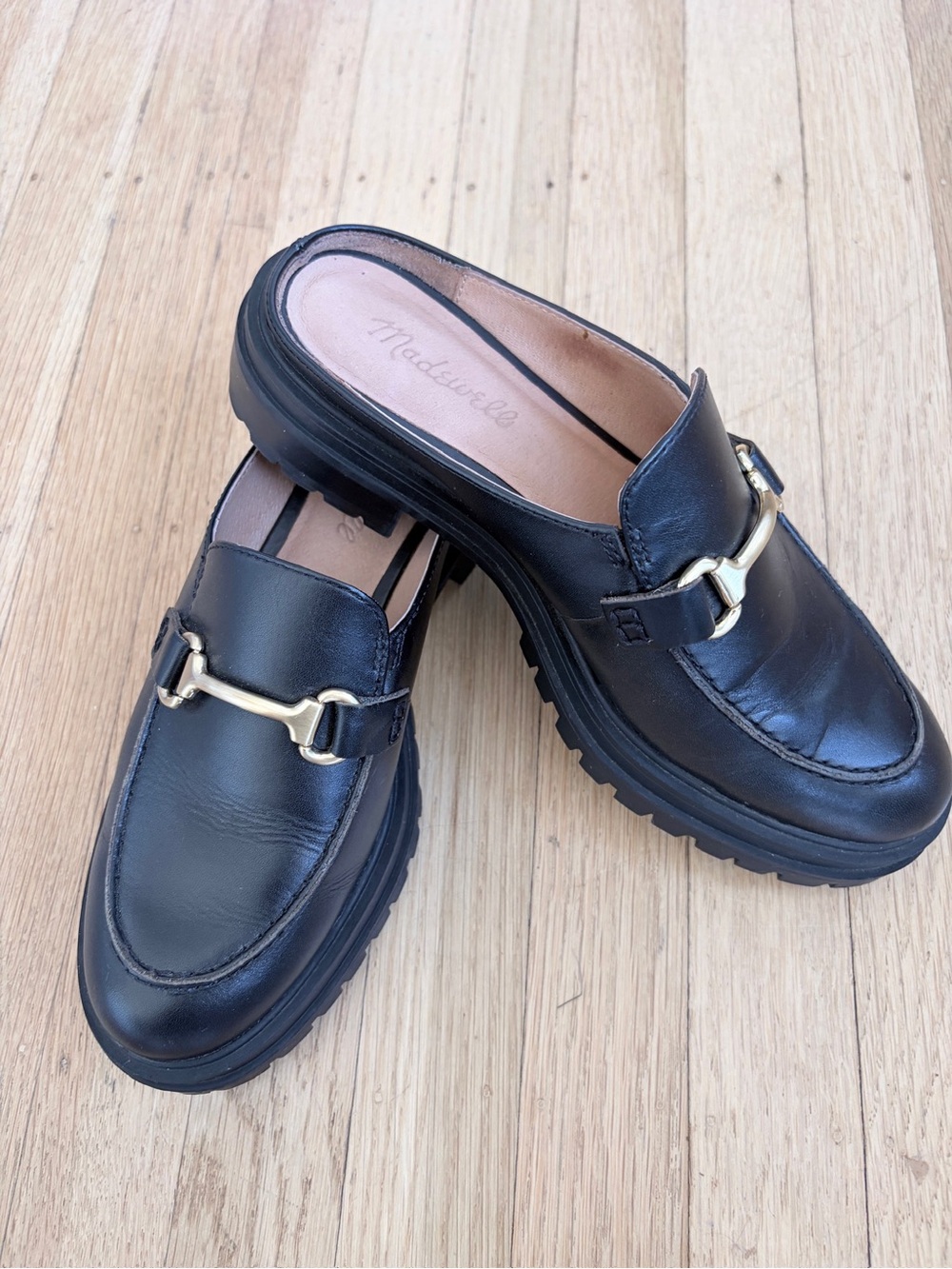 Madewell The Bradley Lugsole Leather Loafers